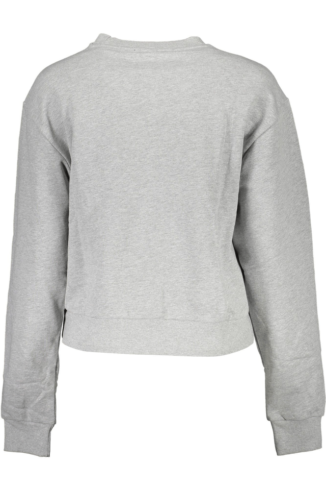 663GUESS JEANS FELPA SENZA ZIP DONNA GRIGIO