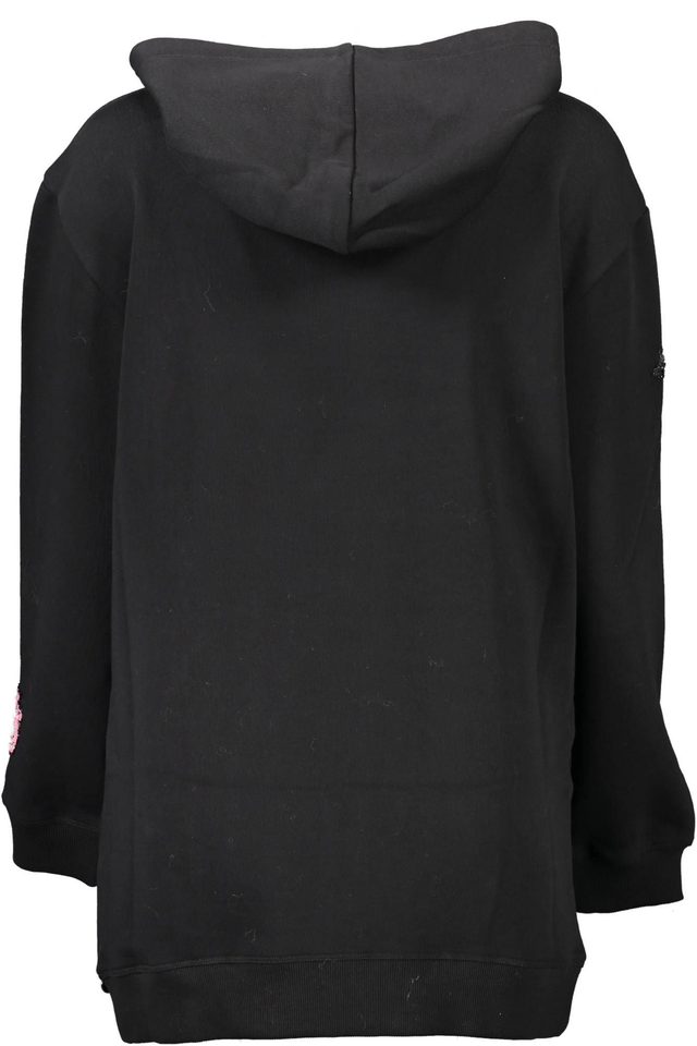 1083BLUGIRL FELPA CON ZIP DONNA NERO