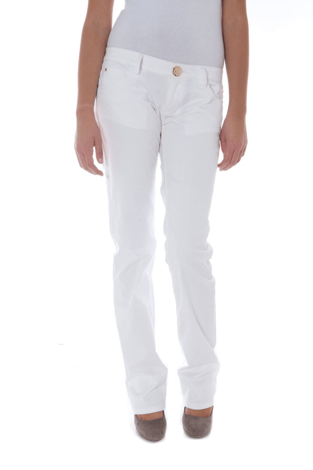 658PHARD PANTALONE DONNA BIANCO