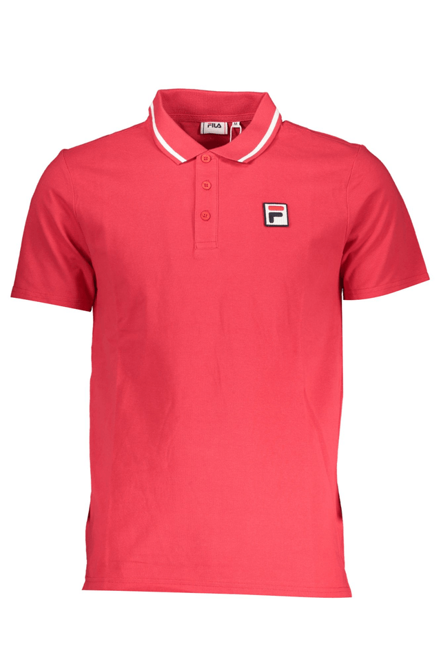 7920FILA POLO MANICHE CORTE UOMO ROSSO