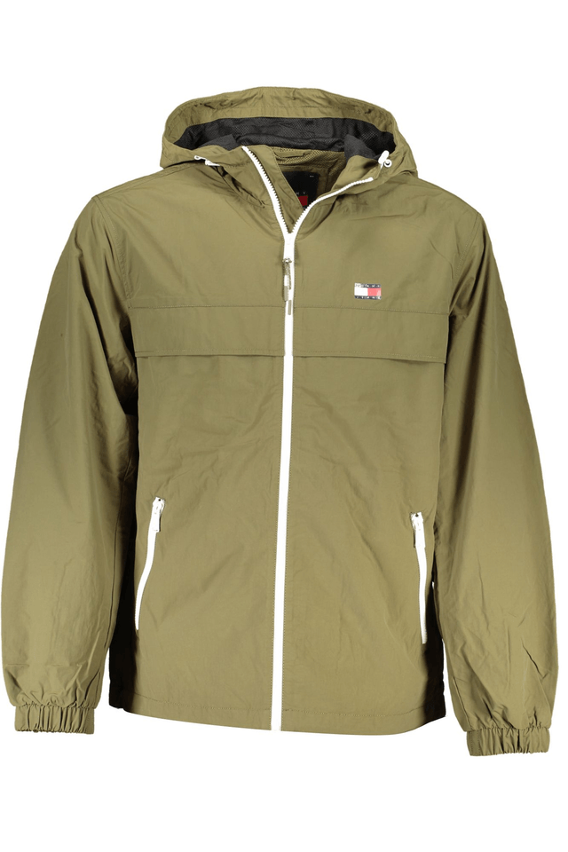 8304TOMMY HILFIGER GIACCA SPORTIVA UOMO VERDE