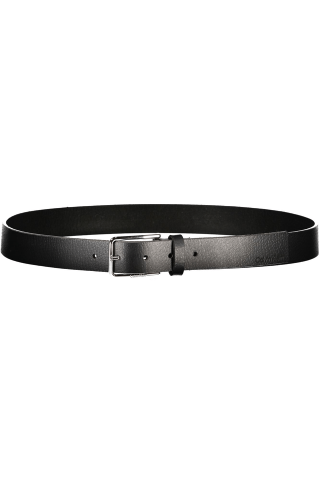 6335CALVIN KLEIN CINTURA IN PELLE UOMO NERO