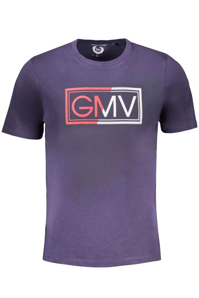 9617GIAN MARCO VENTURI T-SHIRT MANICHE CORTE UOMO BLU