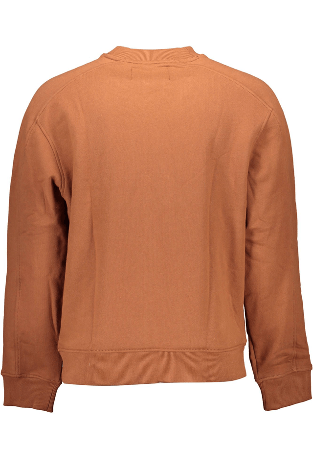 1049CALVIN KLEIN FELPA SENZA ZIP UOMO MARRONE