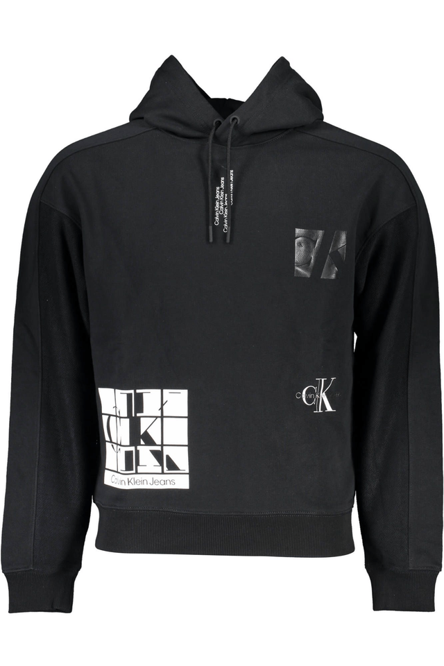 4267CALVIN KLEIN FELPA SENZA ZIP UOMO NERO