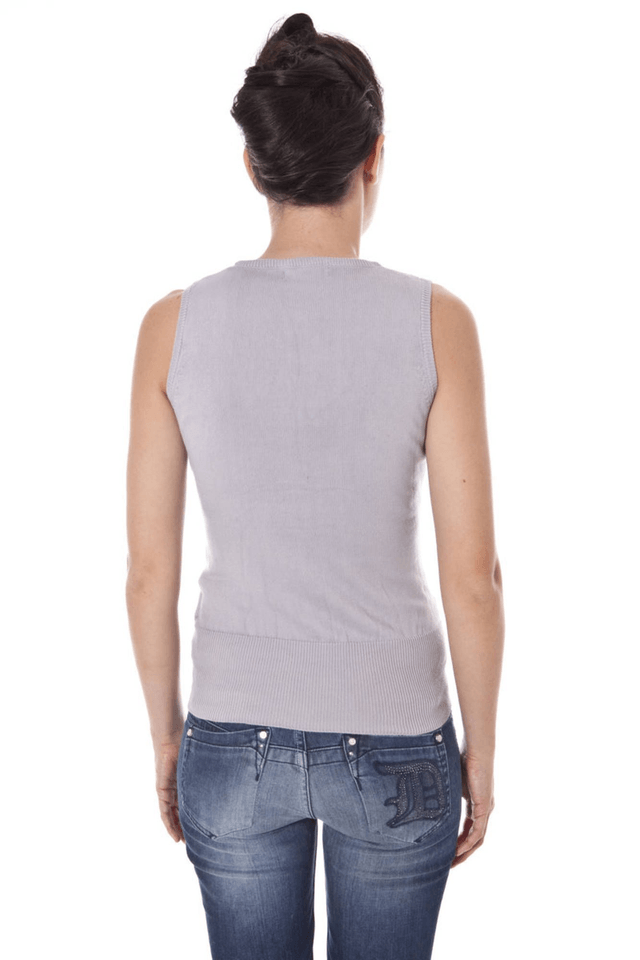560DATCH GILET DONNA GRIGIO
