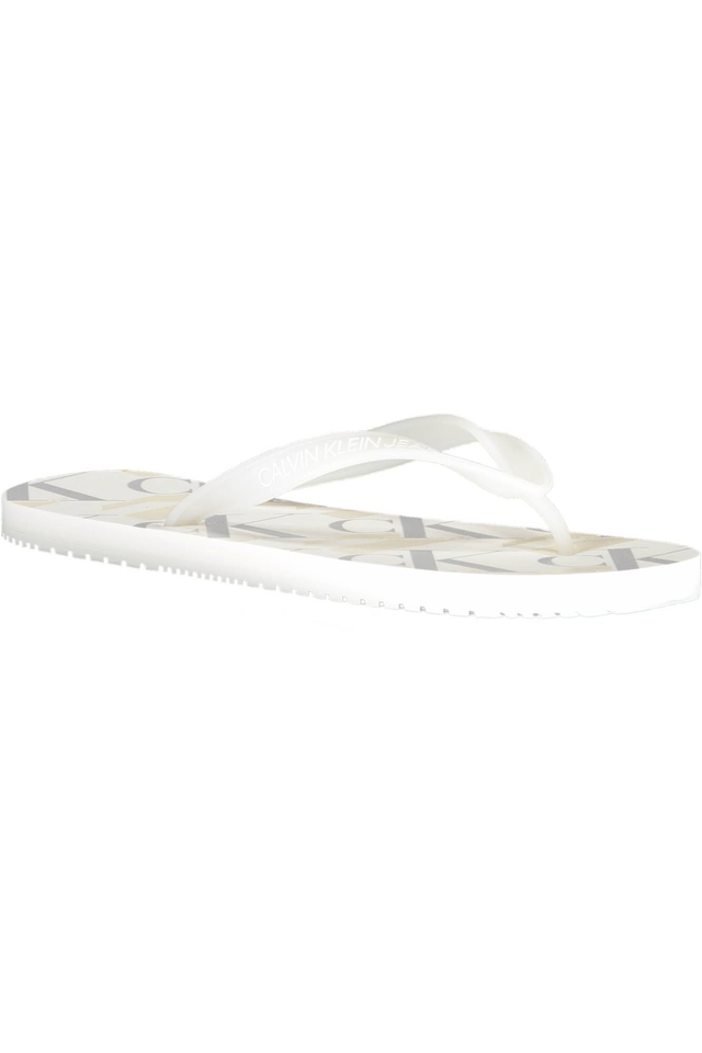 938CALVIN KLEIN CALZATURA CIABATTA UOMO BIANCO
