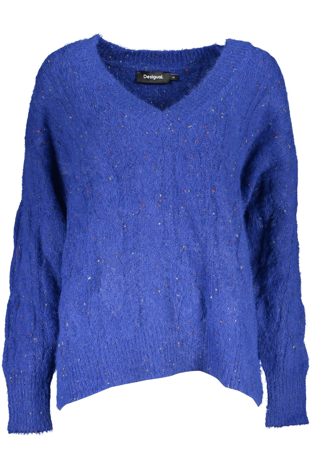 5516DESIGUAL MAGLIONE DONNA BLU