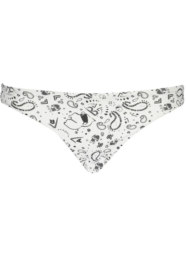 1342KARL LAGERFELD COSTUME PARTE SOTTO DONNA BIANCO