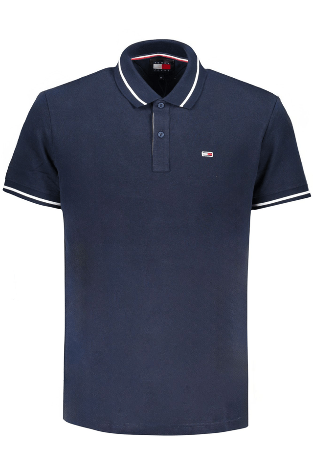 9824TOMMY HILFIGER POLO MANICHE CORTE UOMO BLU