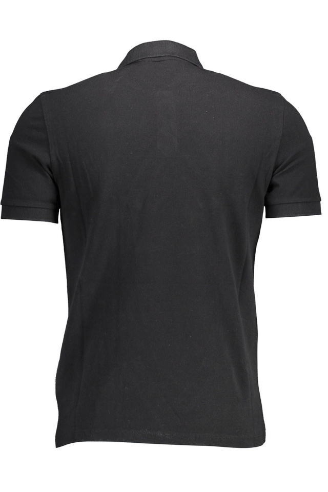 1563NAPAPIJRI POLO MANICHE CORTE UOMO NERO