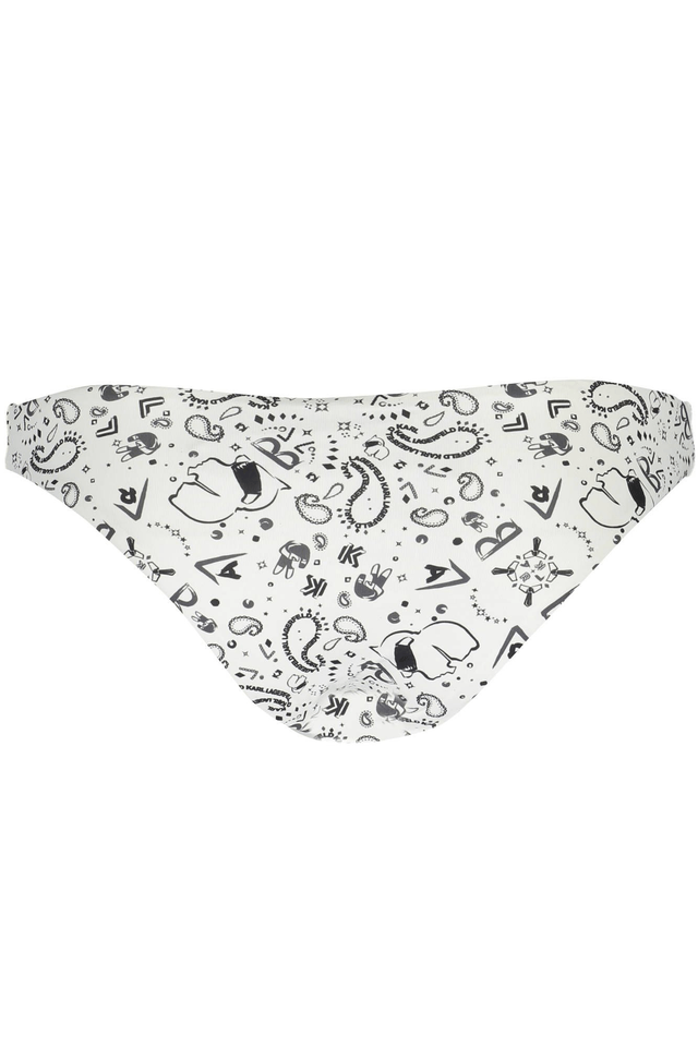 1342KARL LAGERFELD COSTUME PARTE SOTTO DONNA BIANCO