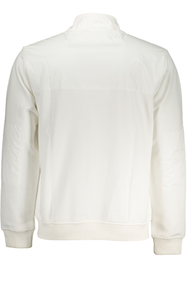 7902K-WAY FELPA CON ZIP UOMO BIANCO