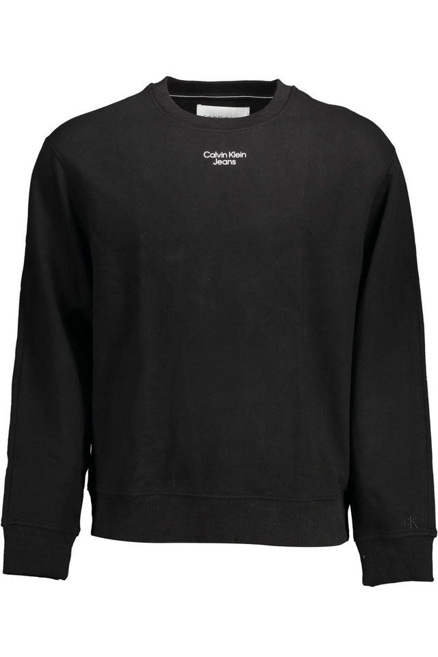 1427CALVIN KLEIN FELPA SENZA ZIP UOMO NERO