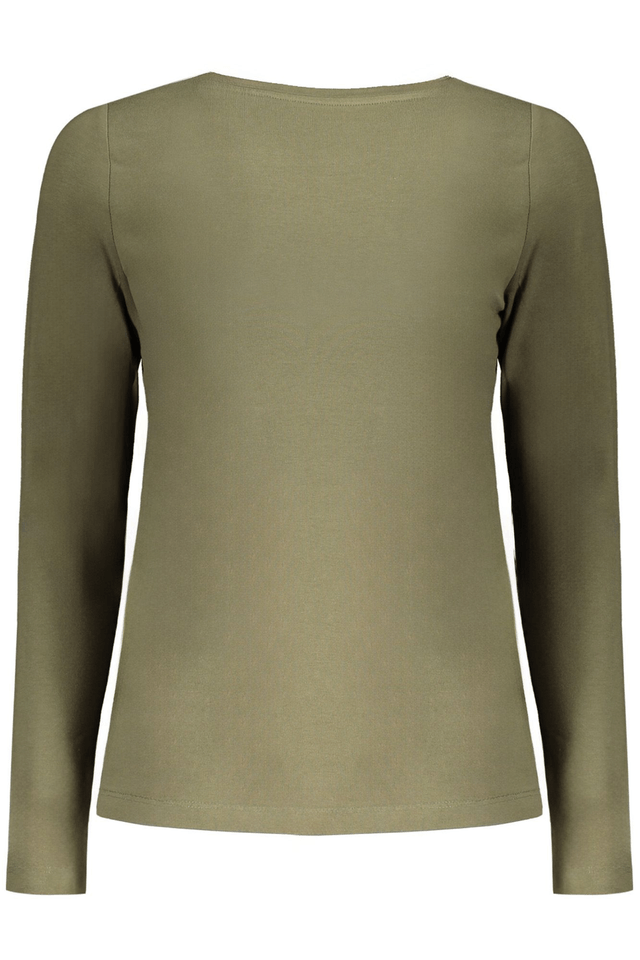 10539PEPE JEANS T-SHIRT MANICHE LUNGHE DONNA VERDE