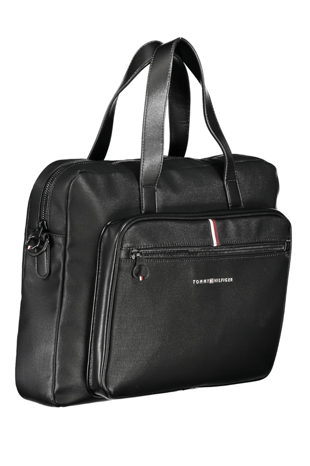 7330TOMMY HILFIGER CARTELLA UOMO NERO