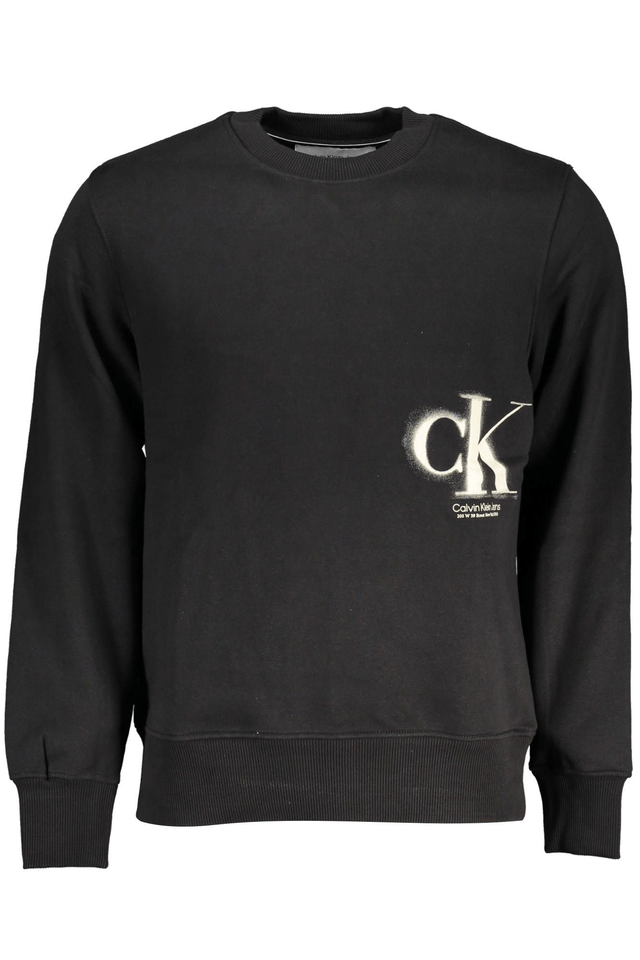 4191CALVIN KLEIN FELPA SENZA ZIP UOMO NERO