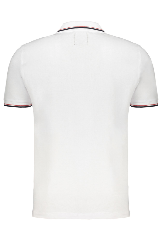 9575GIAN MARCO VENTURI POLO MANICHE CORTE UOMO BIANCO
