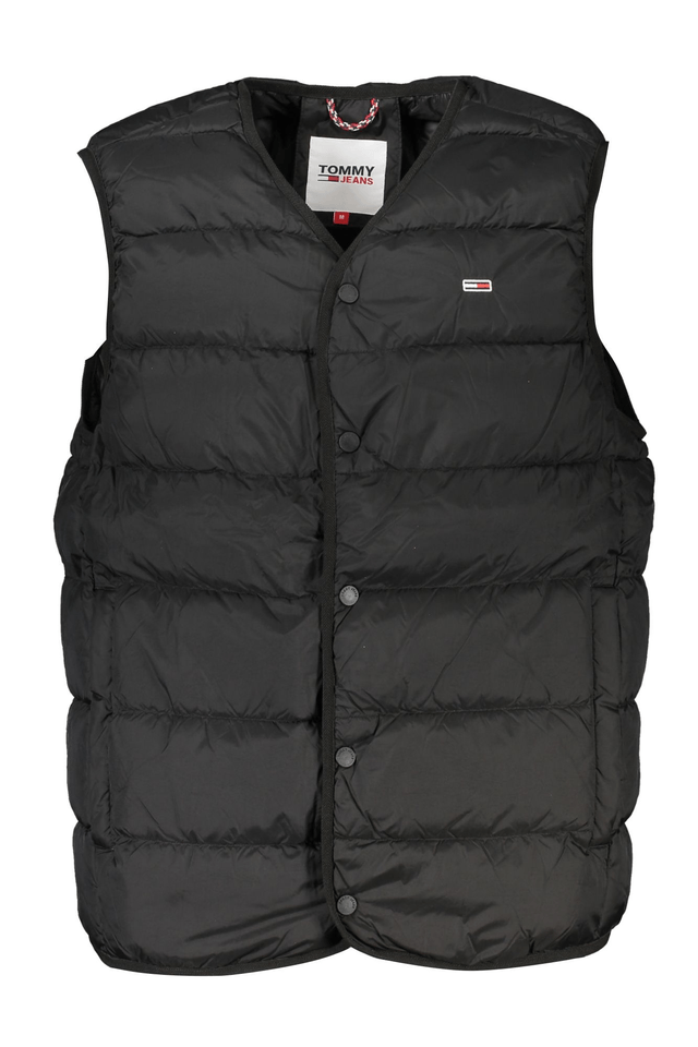 6975TOMMY HILFIGER SMANICATO UOMO NERO