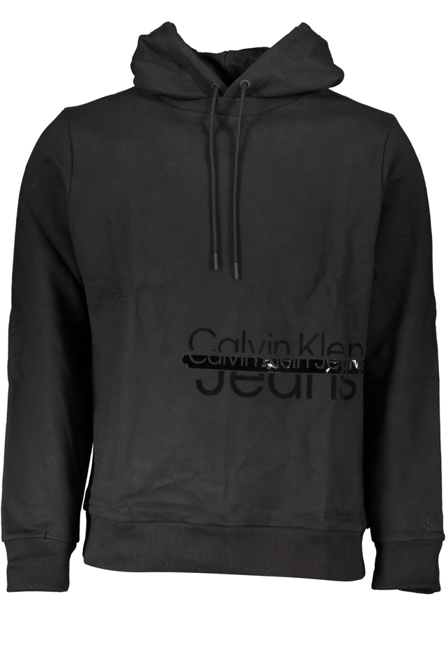 7228CALVIN KLEIN FELPA SENZA ZIP UOMO NERO