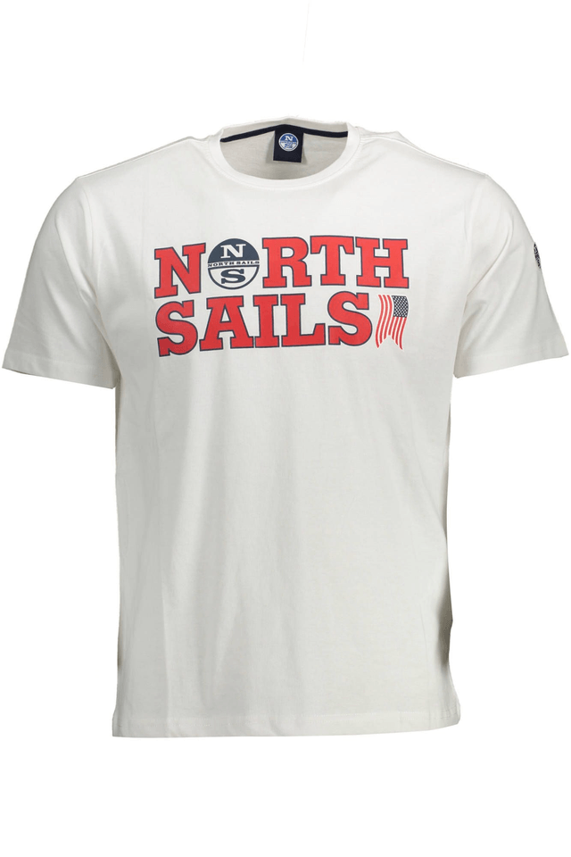 105NORTH SAILS T-SHIRT MANICHE CORTE UOMO BIANCO