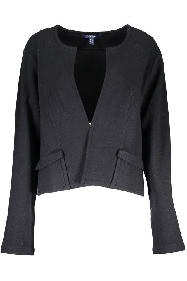 696GANT CARDIGAN DONNA NERO