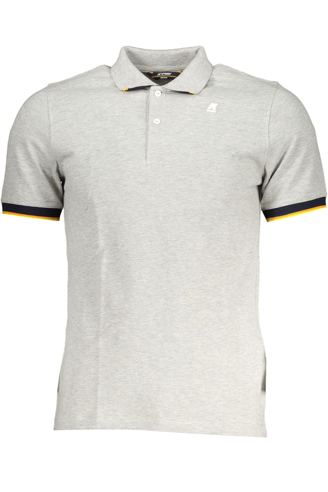 7949K-WAY POLO MANICHE CORTE UOMO GRIGIO