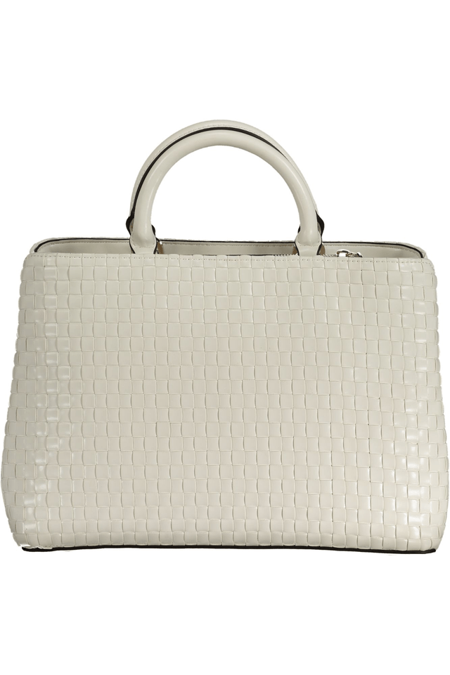 10030GUESS JEANS BORSA DONNA BIANCO