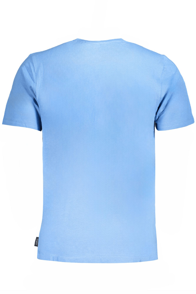 9609GIAN MARCO VENTURI T-SHIRT MANICHE CORTE UOMO AZZURRO