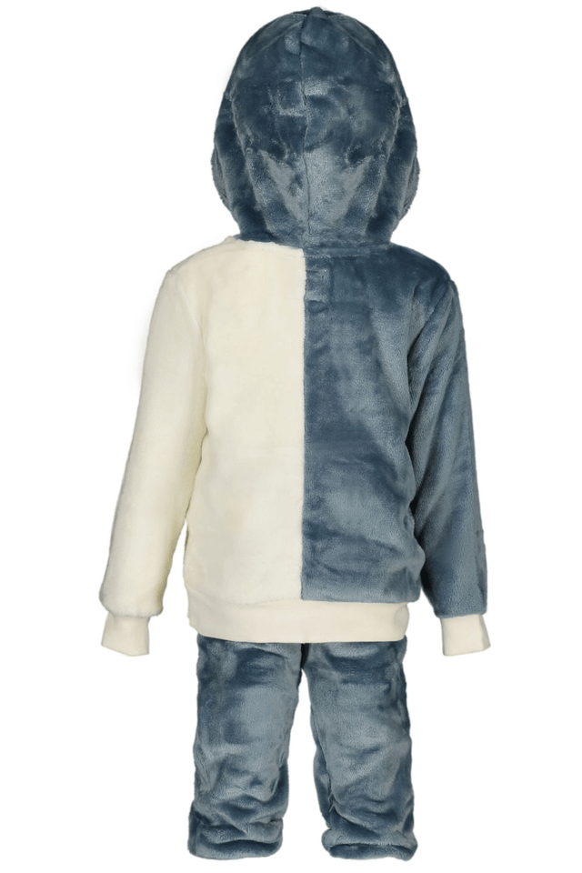 8090GUESS JEANS FELPA CON ZIP BAMBINO BLU