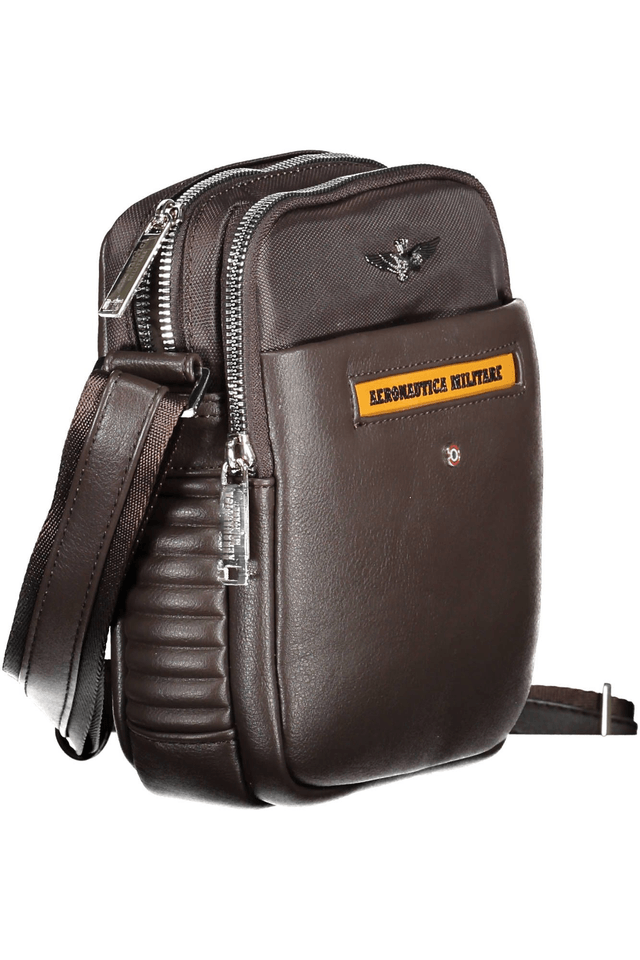 3189AERONAUTICA MILITARE TRACOLLA UOMO MARRONE