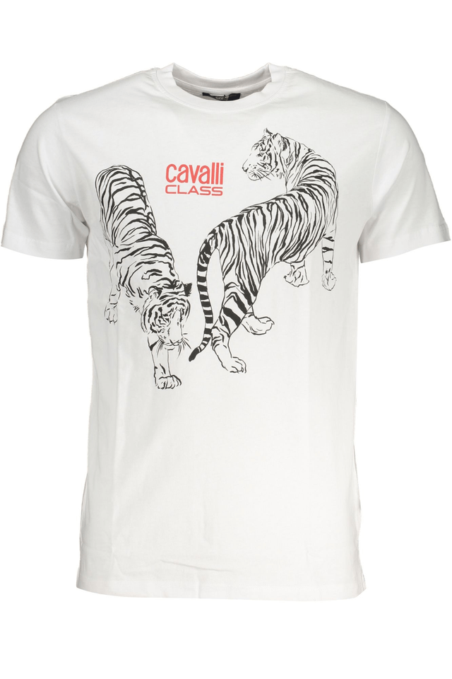 7735CAVALLI CLASS T-SHIRT MANICHE CORTE UOMO BIANCO