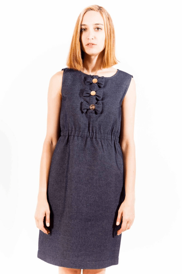 170LOVE MOSCHINO ABITO CORTO DONNA BLU