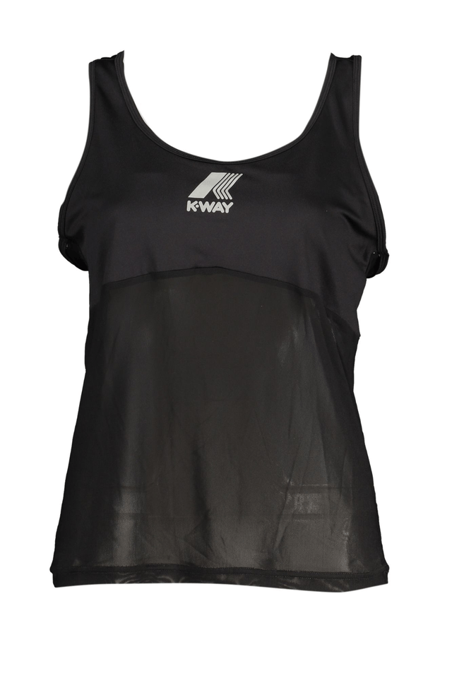 7911K-WAY CANOTTA AMERICANA DONNA NERO