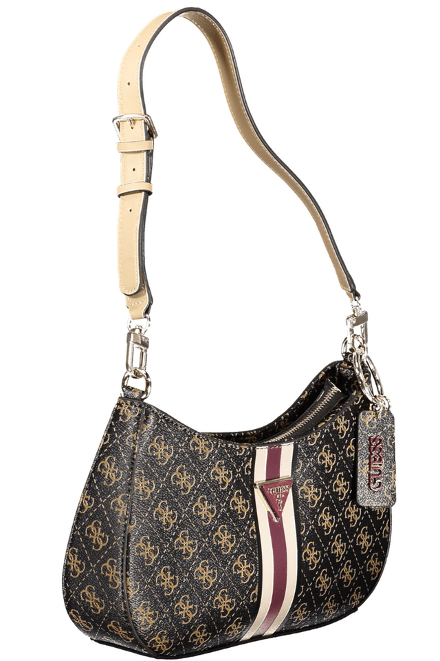 10447GUESS JEANS BORSA DONNA MARRONE