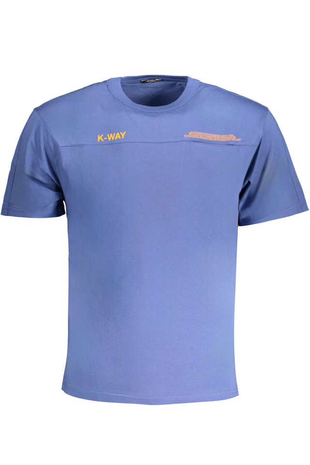 9735K-WAY T-SHIRT MANICHE CORTE UOMO BLU