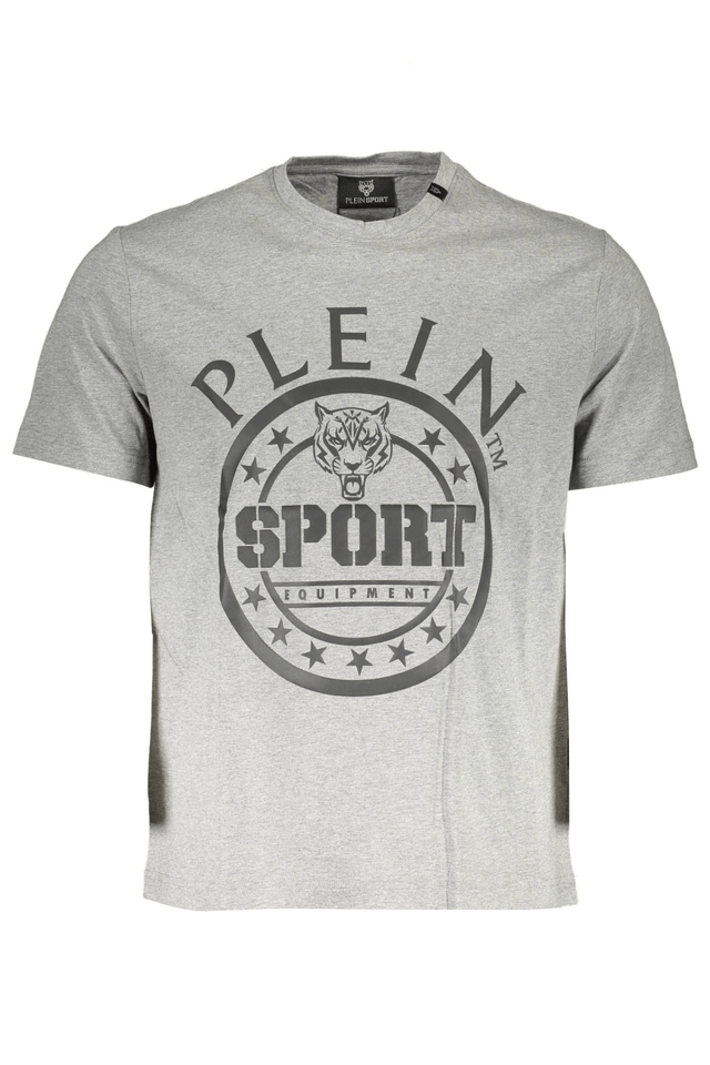 1324PLEIN SPORT T-SHIRT MANICHE CORTE UOMO GRIGIO