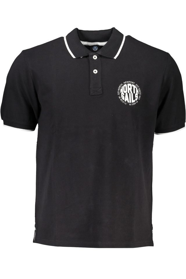 7112NORTH SAILS POLO MANICHE CORTE UOMO NERO
