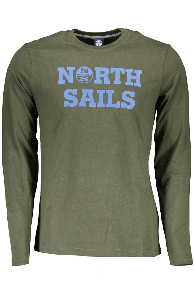 2505NORTH SAILS T-SHIRT MANICHE LUNGHE UOMO VERDE