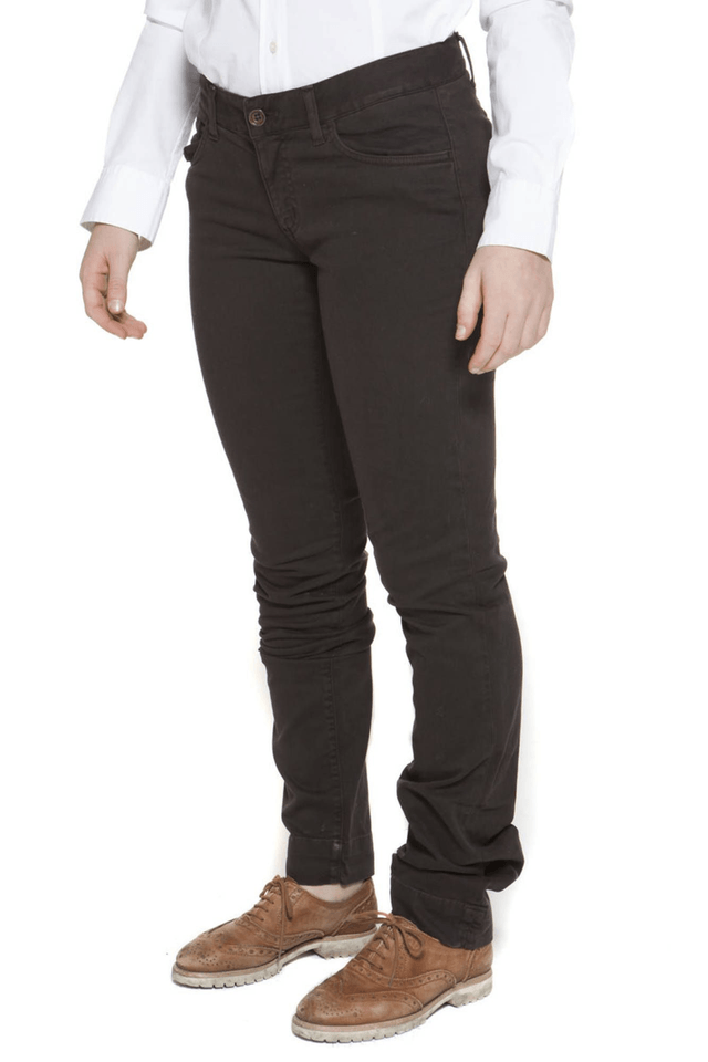 176GANT PANTALONE DONNA MARRONE
