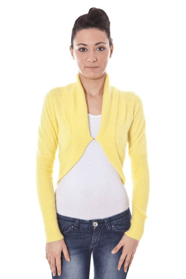 822DATCH COPRISPALLE MANICHE LUNGHE DONNA GIALLO