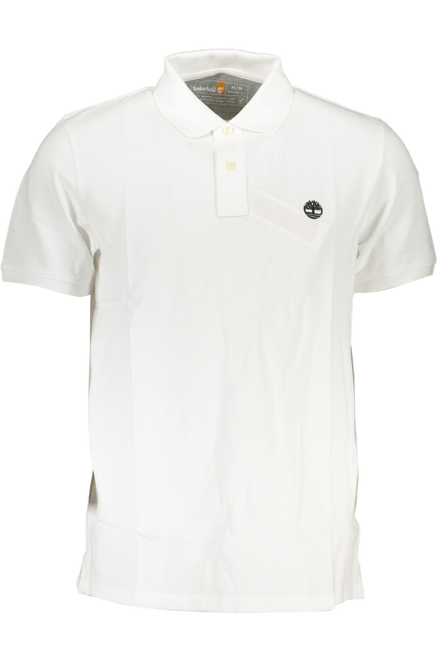 8216TIMBERLAND POLO MANICHE CORTE UOMO BIANCO