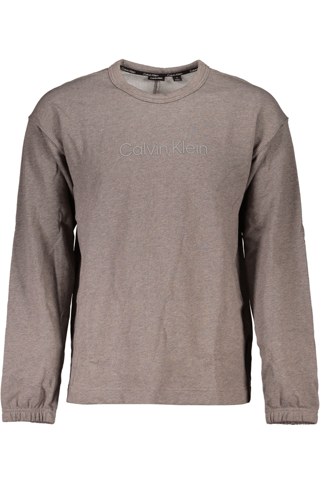 5683CALVIN KLEIN FELPA SENZA ZIP UOMO MARRONE