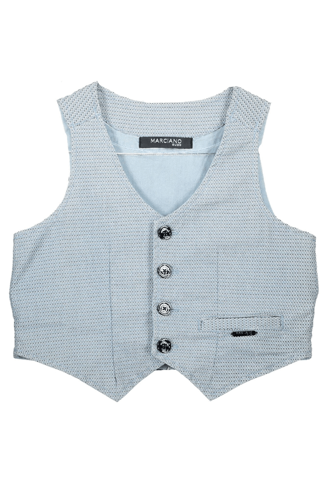 833GUESS MARCIANO GILET BAMBINO AZZURRO