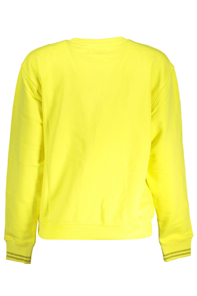 3120DESIGUAL FELPA SENZA ZIP DONNA GIALLO