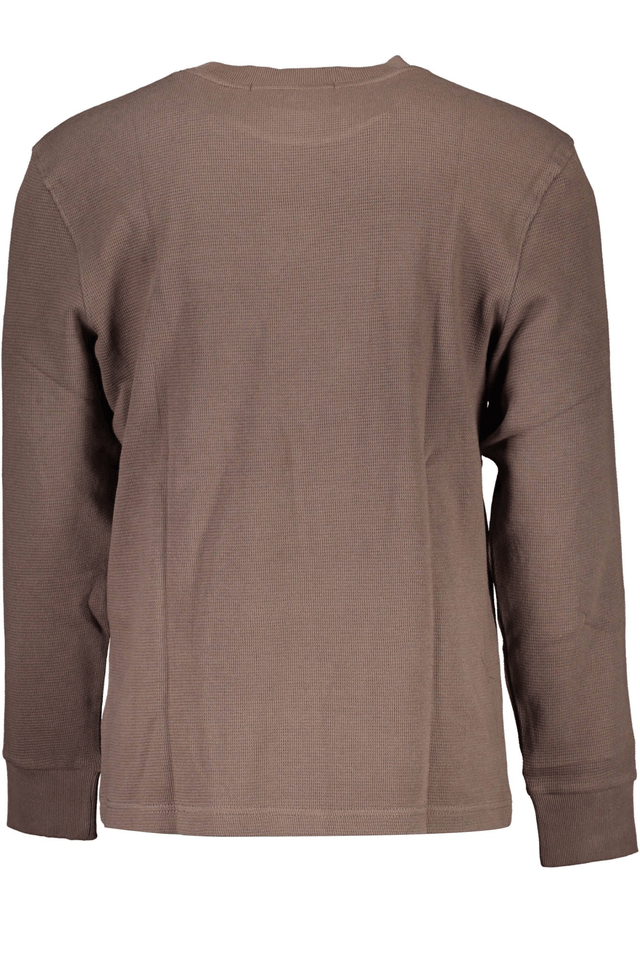 2588CALVIN KLEIN MAGLIA UOMO MARRONE
