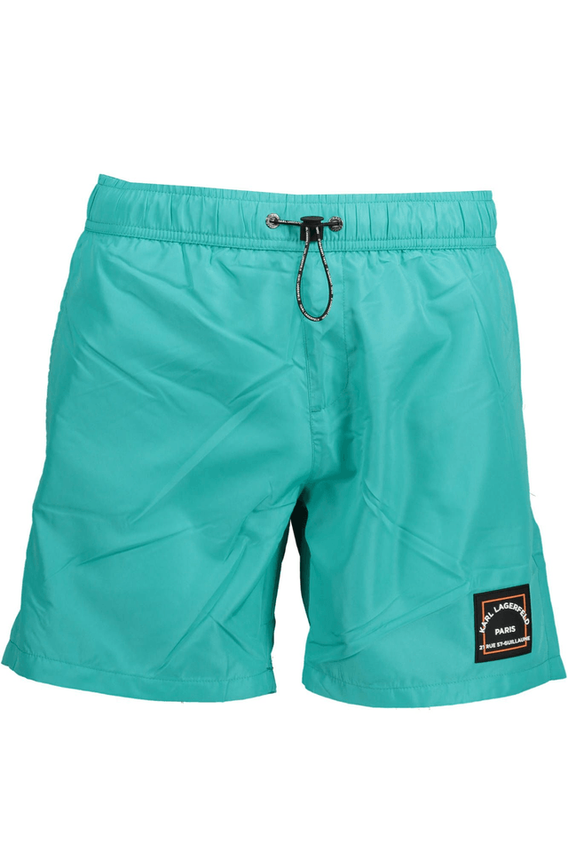 1882KARL LAGERFELD BEACHWEAR COSTUME PARTE SOTTO UOMO VERDE