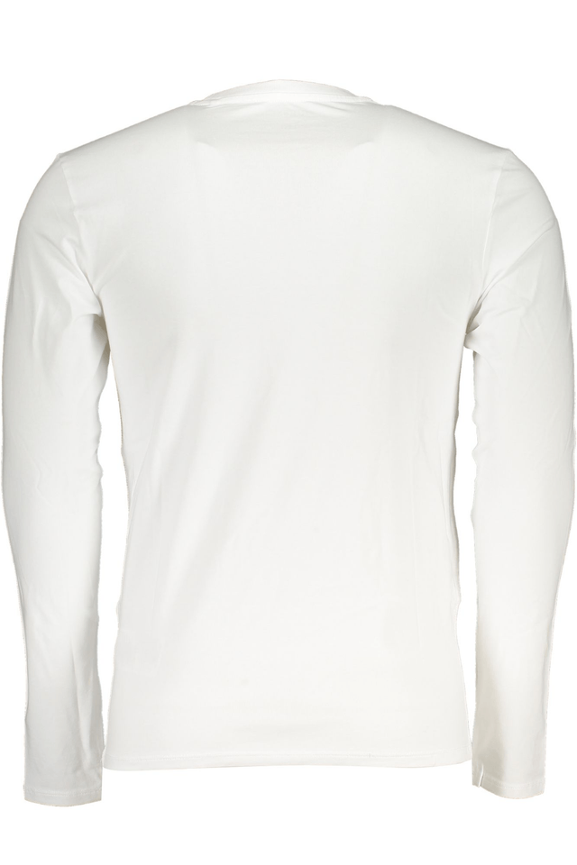 GUESS JEANS T-SHIRT MANICHE LUNGHE UOMO BIANCO