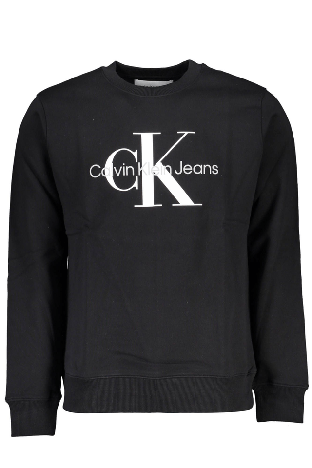 CALVIN KLEIN FELPA SENZA ZIP UOMO NERO