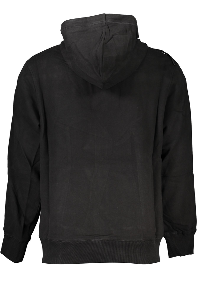 7060CALVIN KLEIN FELPA CON ZIP UOMO NERO